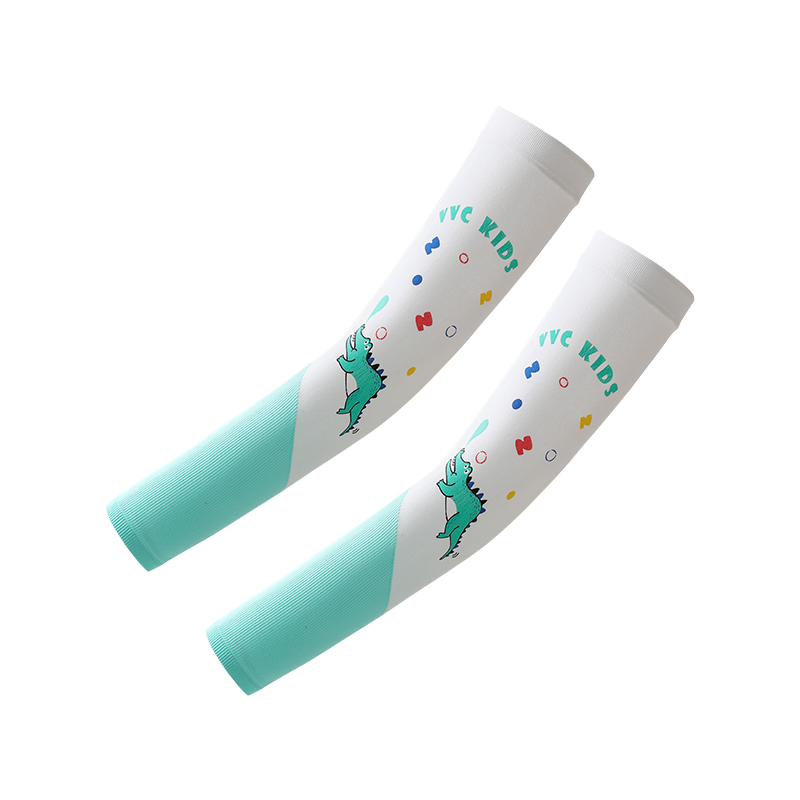 VVC KIDS系列动物园防晒冰袖（单位：副）VCS4S256 绿